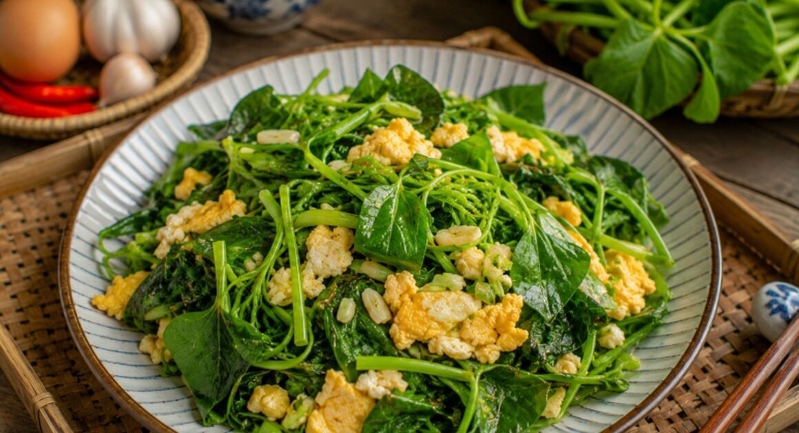 KHÁM PHÁ MẸO VÀO BỮA CƠM VỚI TRỨNG BÉO NGẬY, RAU GIÒN GIÒN, TỎI PHƠI THƠM NGẤT NGÂY!