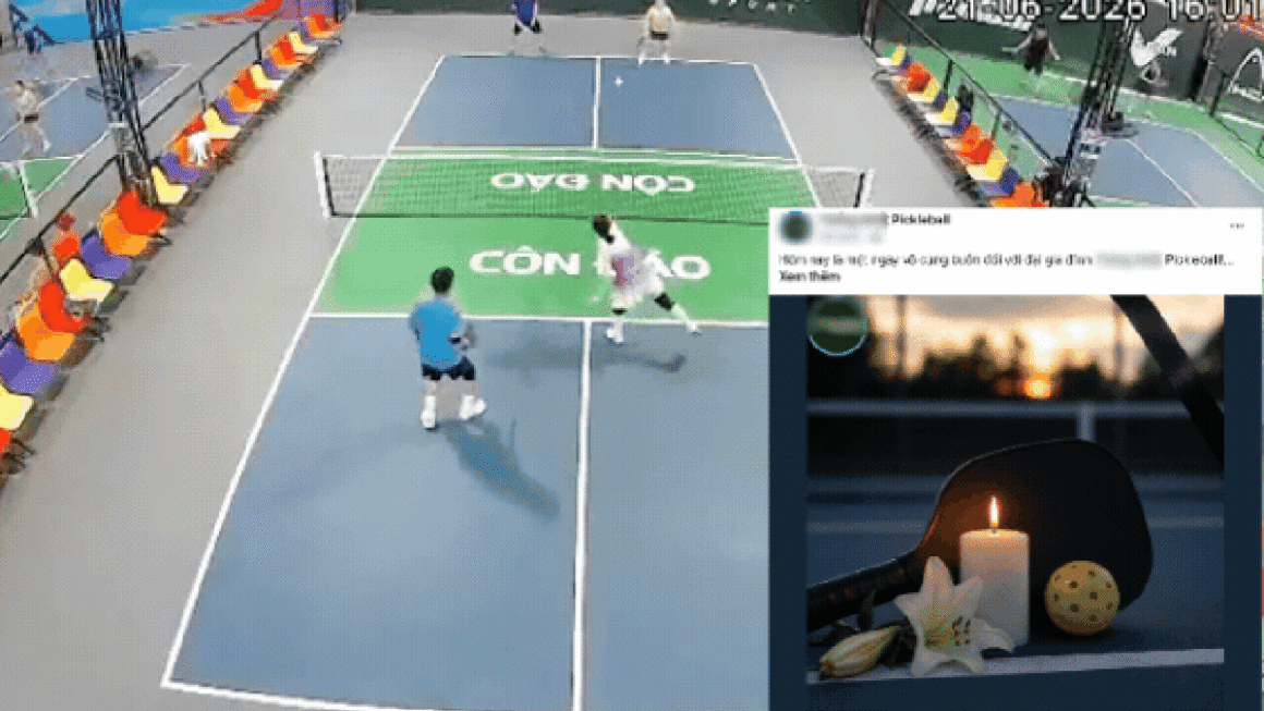BẤT NGỜ, NGƯỜI ĐÀN ÔNG 51 TUỔI CHẾT CHOANG KHI CHƠI PICKLEBALL, SĂN ĐẤU ĐÃ ĐỨNG RA KHẨN CẤP KHEN NGƯỜI CHƠI AN TOÀN VÀ SỨC KHỎE.