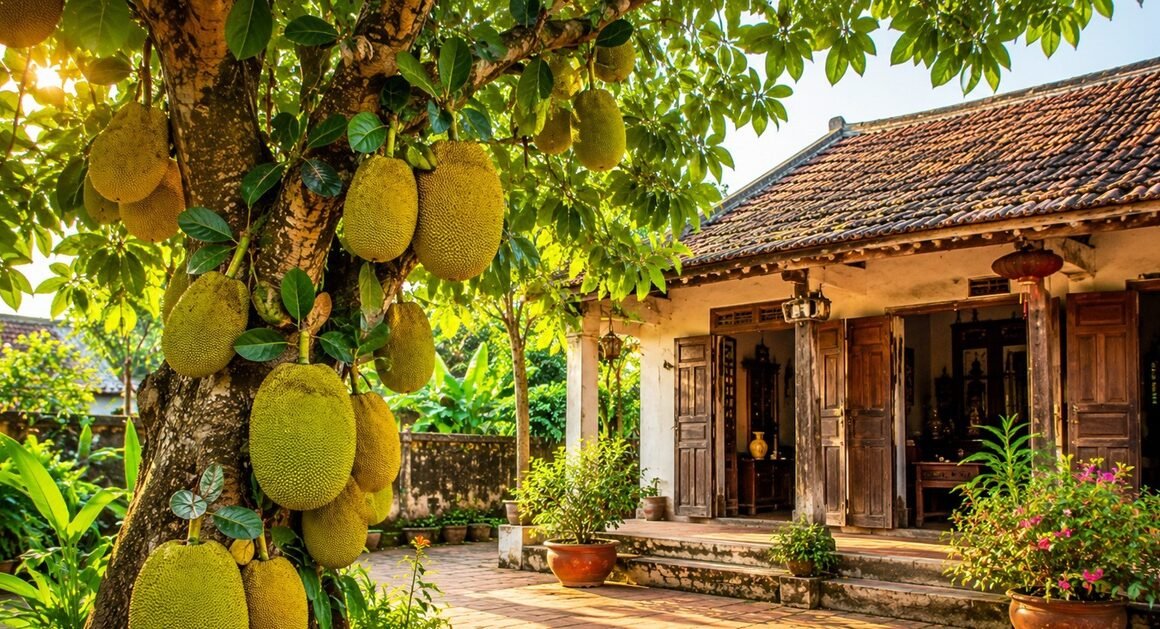 TẠI SAO NGƯỜI XƯA CHUỘC GẬY VÀNG CÂY MÍT TRONG SÂN NHÀ, KHÔNG CHỈ VÌ MÚI NGỌT?