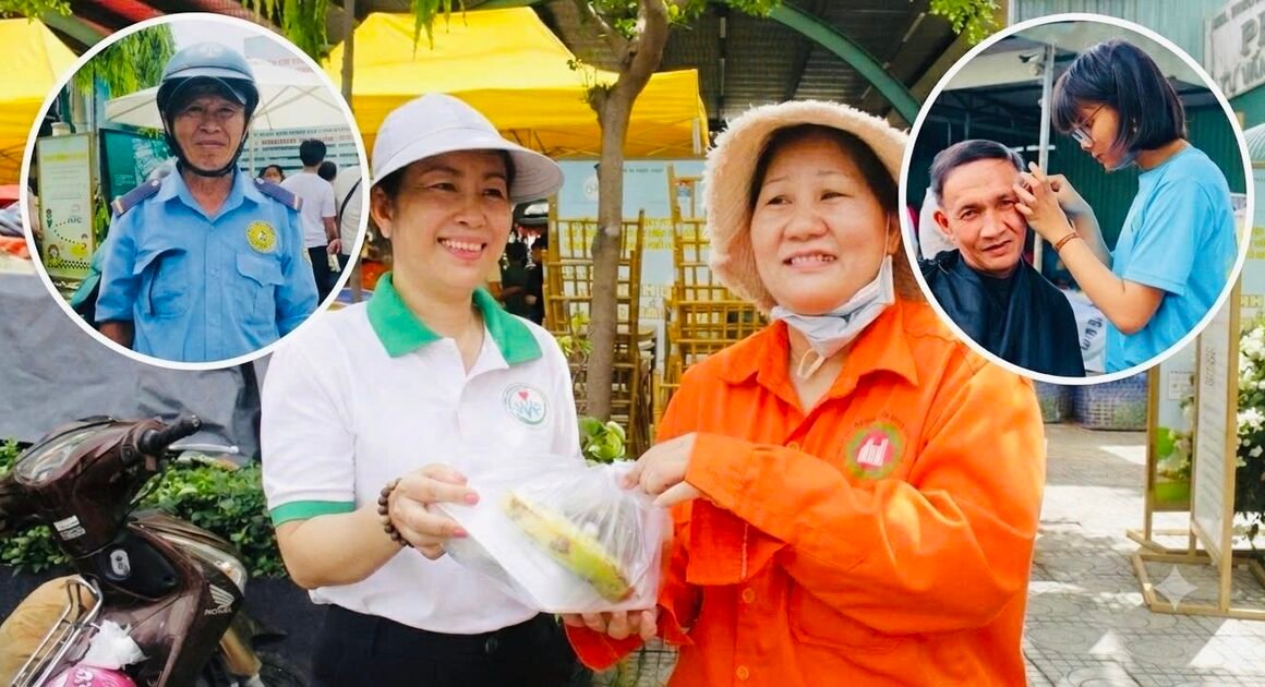 NGƯỜI DÂN NGHÈO Ở TĂNG NHƠN PHÚ NHẬN ĐIỀU ĐẶC BIỆT GẤP ĐÔI NIỀM VUI TỪ CƠM ĐẾN CẮT TÓC MIỄN PHÍ