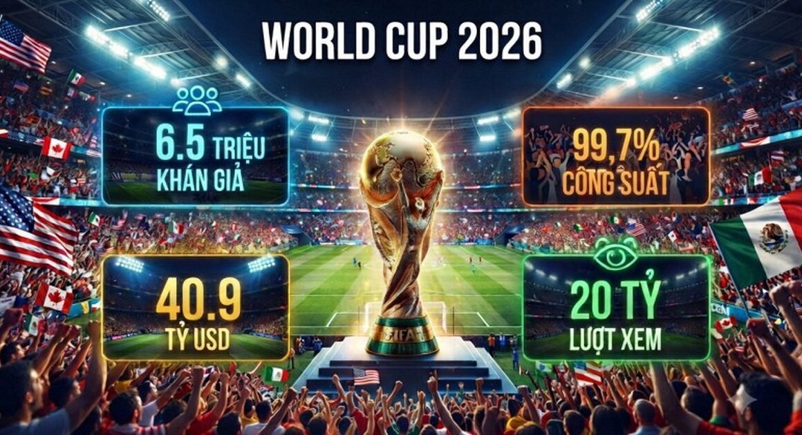 KHÁM PHÁ WORLD CUP 2026: HƠN CHỈ LÀ VUA CẦU, ĐÃ TRỞ THÀNH MỘT CƠ NGHIỆP KINH TẾ KHỦNG VÀ TRẢI NGHIỆM KHÁCH HÀNG ĐỈNH CAO