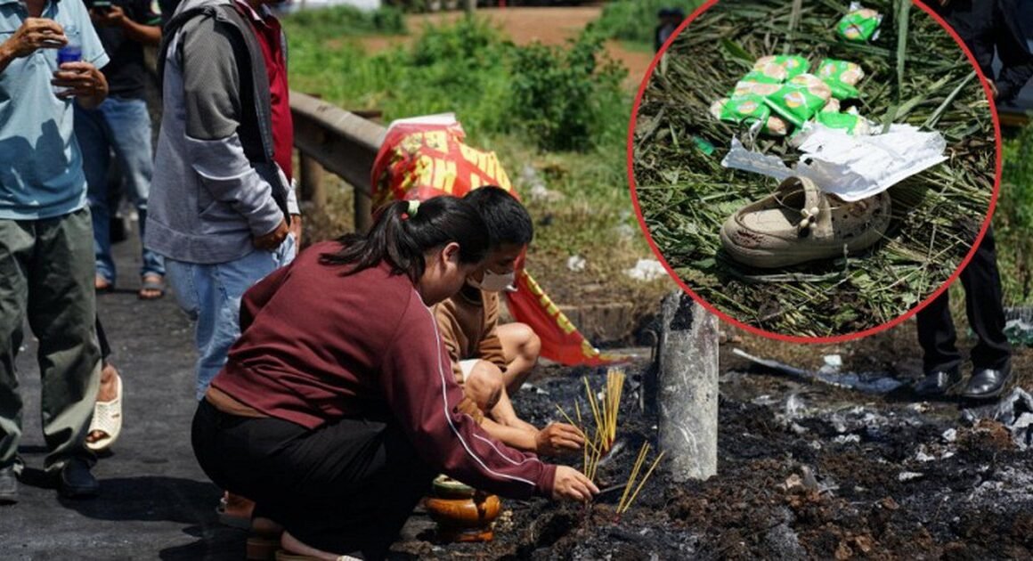 KHIẾN NGƯỜI DÂN XÚC ĐỘNG VỚI VỤ CHÁY XE KHÁCH Ở ĐỒNG NAI, ĐỂ LẠI NHỮNG VẬT DỤNG CÁ NHÂN SÓT ĐEN SAU THIÊN TAI.
