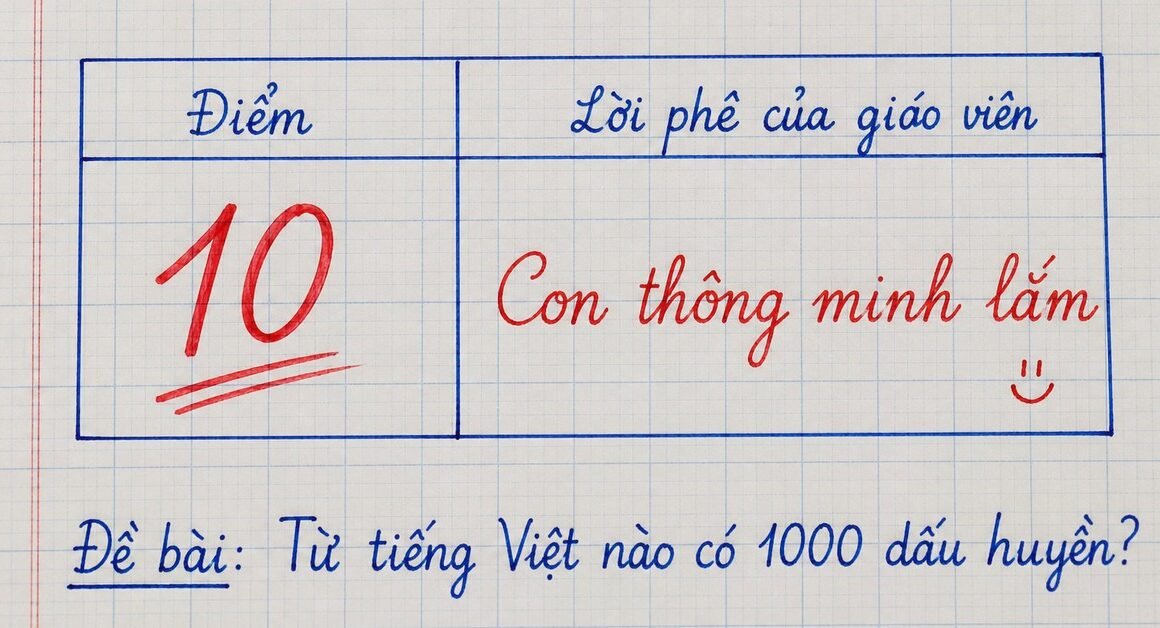 CHỈ MỘT DẤU THANH, 1000 TRÁI TIM ĐIỂM TÂM HỒN NGƯỜI VIỆT KHÔN NGOAN NHƯ THẾ NÀO?