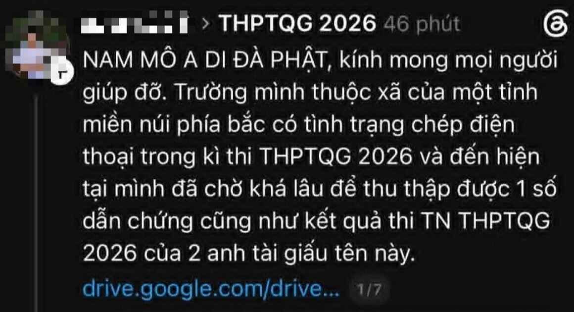 THẤT VỰNG BẤT NGỜ VỀ KẾT QUẢ THI THẬT CỦA HAI THÍ SINH PHÚ THỌ SAU KHI BỊ LAN TRUYỀN THÔNG VỀ VIỆC “CHÉP BÀI” VÀ ĐIỂM THỬ ĐẾN 5 ĐIỂM?
